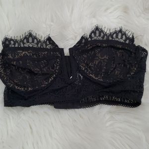 For Love and Lemons lace bandeau bra top S